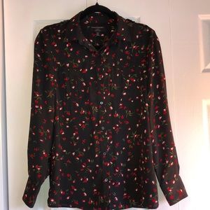 Banana Republic Printed Button Up Dress Shirt